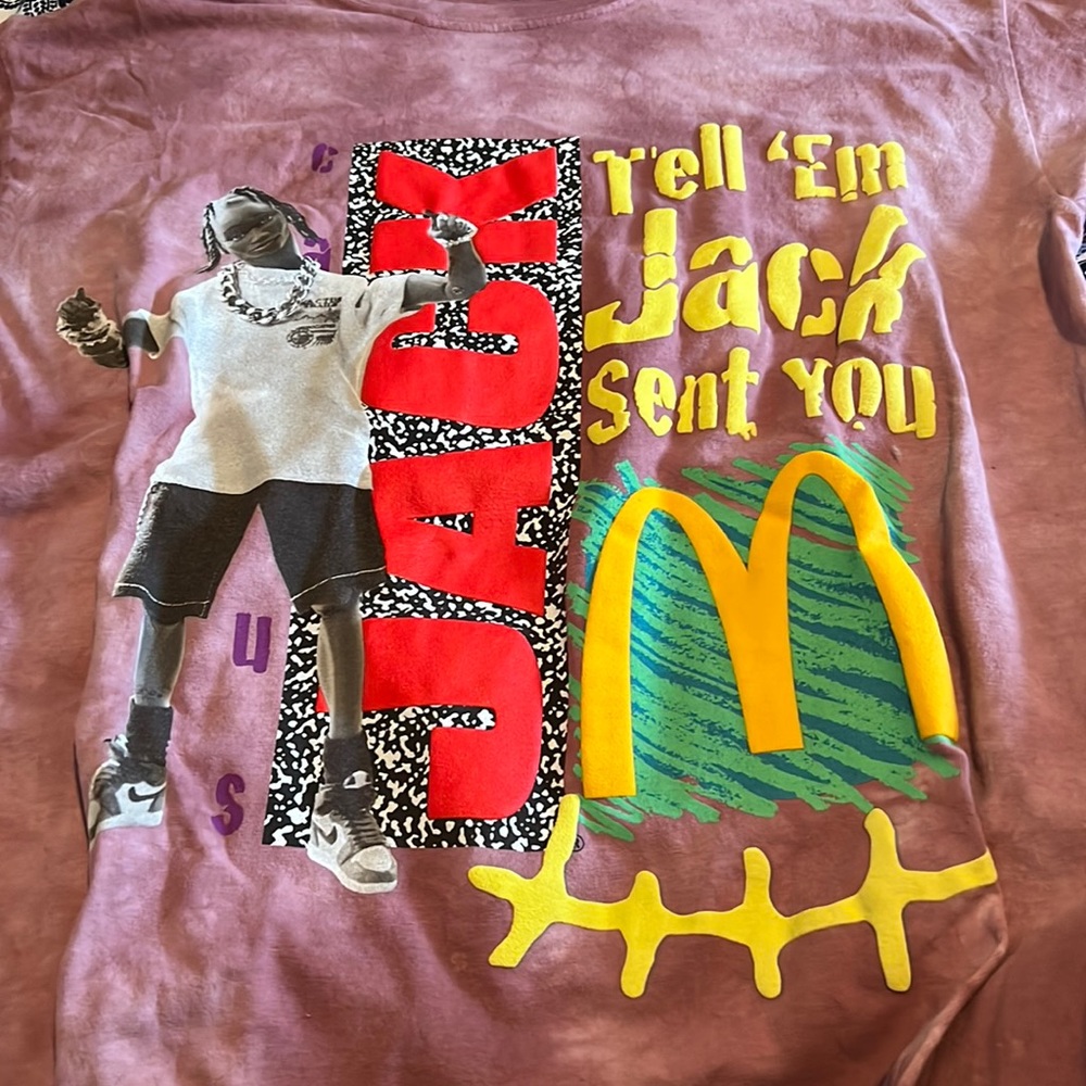 Travis Scott Cactus Jack McDonalds Tee Large